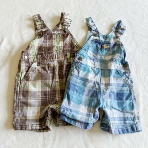 Gymboree Other - Bundle of 2 Baby Boy Overalls Gymboree OshKosh